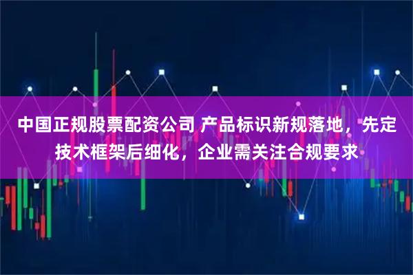 中国正规股票配资公司 产品标识新规落地，先定技术框架后细化，企业需关注合规要求
