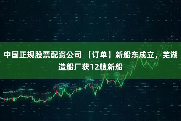 中国正规股票配资公司 【订单】新船东成立，芜湖造船厂获12艘新船